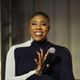 MASPETH, NY - NOVEMBER 18: Symone Sanders speaks onstage at Girlboss Rally NYC 2018 at Knockdown Center on November 18, 2018 in Maspeth, New York. (Photo by JP Yim/Getty Images for Girlboss Rally NYC 2018)